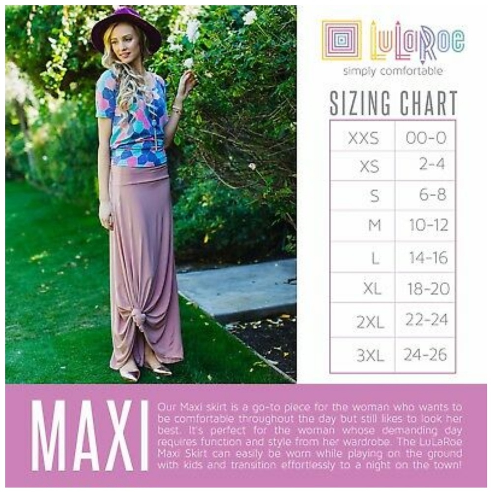 Lularoe XS Maxi - Picture 3 of 3